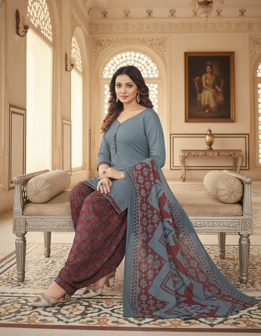 Cotton churidar material