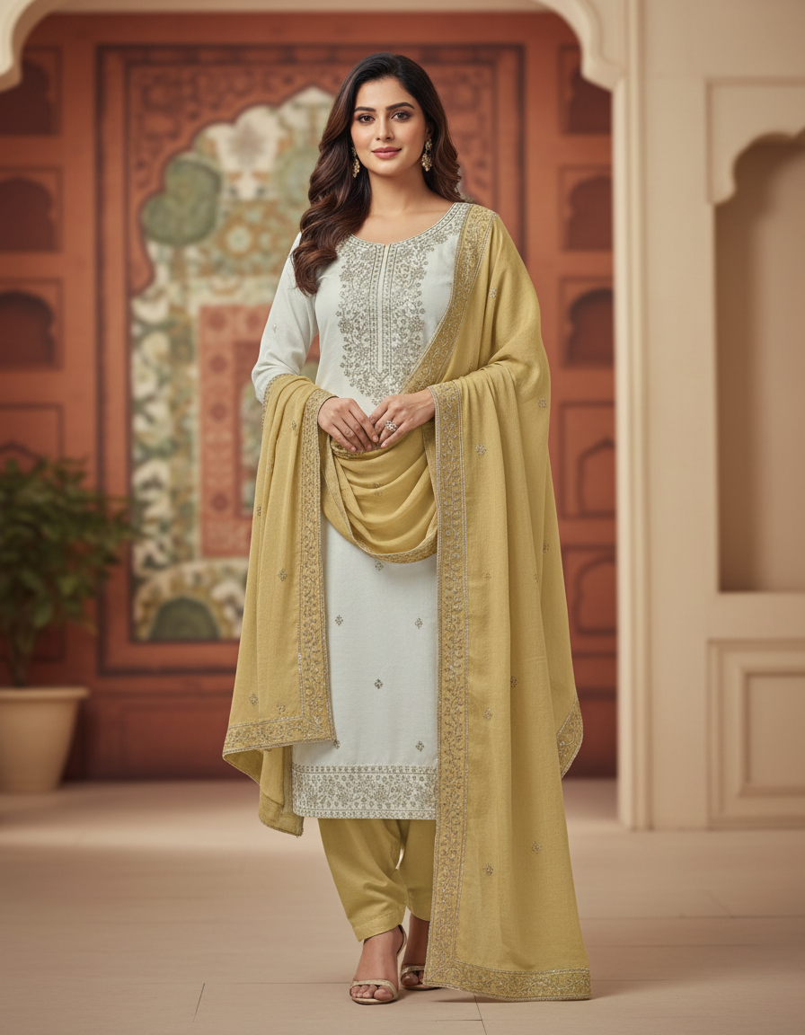 Party wear churidar material