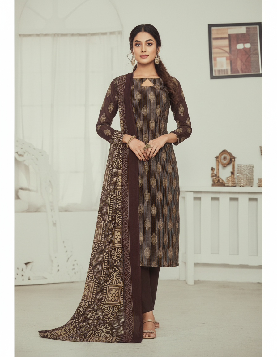 Cotton mix churidar material for daily use